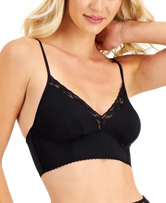 Women's Lace-Trim Bralette, Created for Macy's