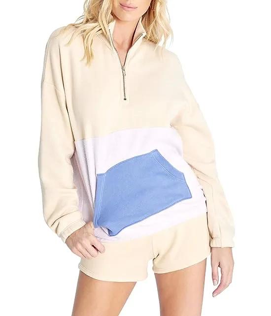 Women's Lea Quarter-Zip Pullover Sweatshirt