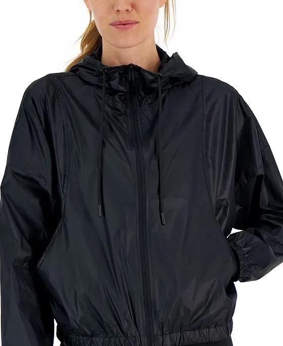 Women's Lightweight Woven Hooded Jacket, Created for Macy's