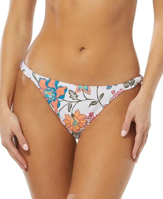 Women's Lizzie Shirred-Strap Bikini Bottoms