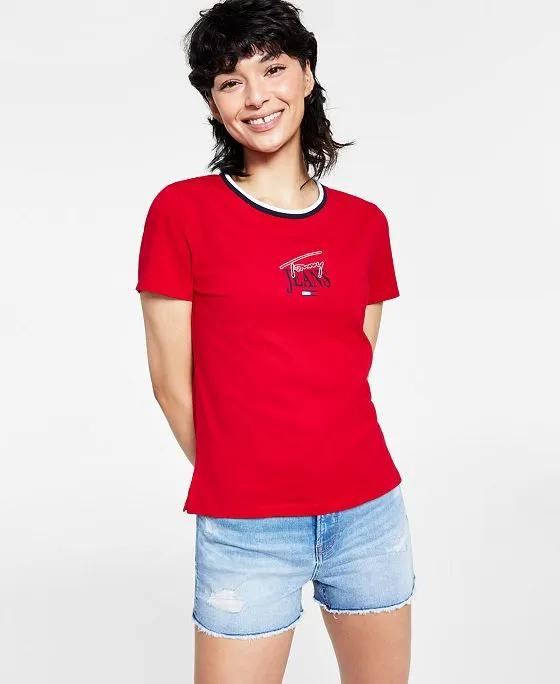 Women's Logo Ringer T-Shirt
