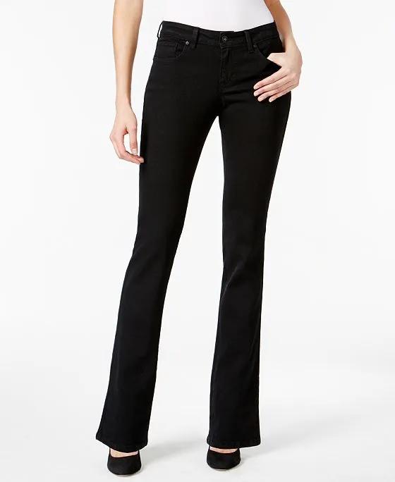 Women's Low Rise Curvy-Fit Bootcut Jeans in Regular and Long Lengths, Created for Macy's