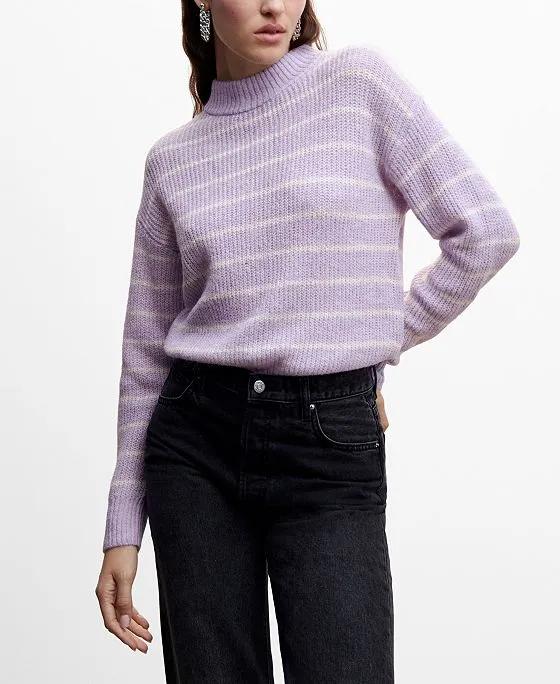 Women's Lurex Stripes Sweater
