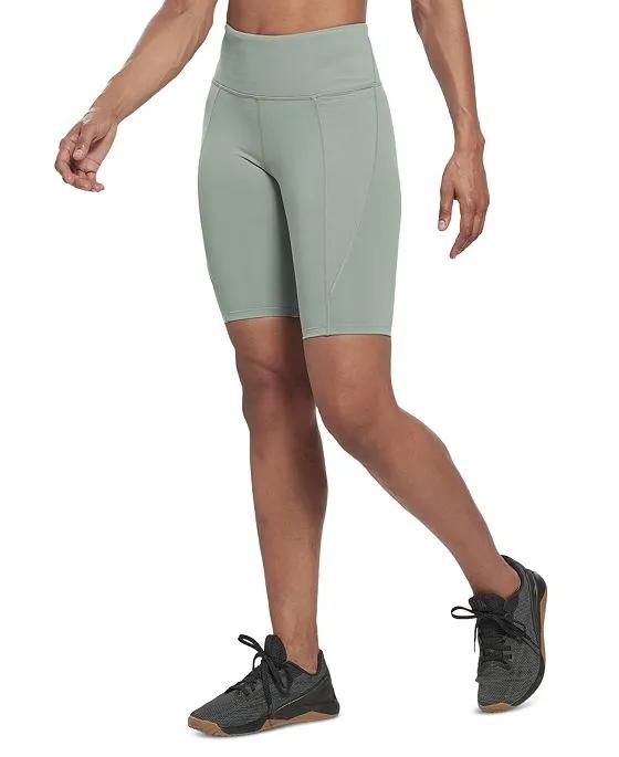Women's Lux High-Rise Pull-On Bike Shorts, A Macy's Exclusive