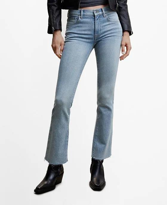 Women's Medium-Rise Flared Jeans
