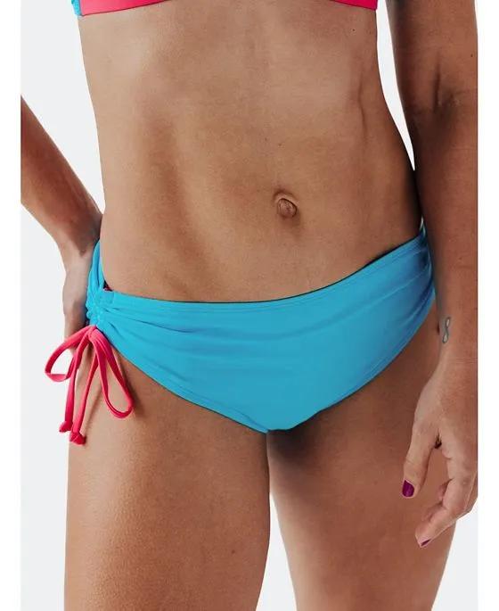 Women's Miami Vibes Sporty Cinch Tie Bikini Bottom