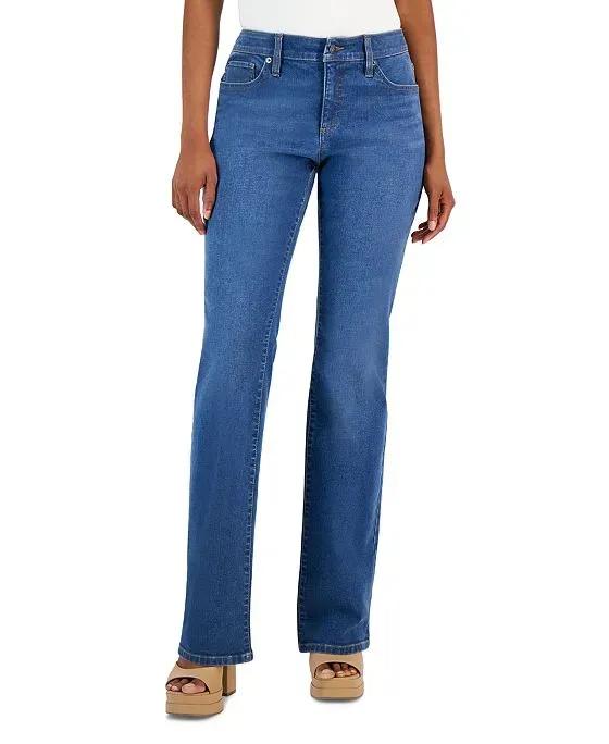 Women's Mid-Rise Bootcut Denim Jeans, Created for Macy's