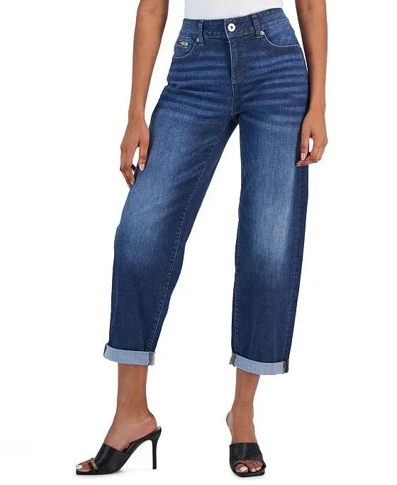 Women's Mid Rise Boyfriend Jeans, Created for Macy's