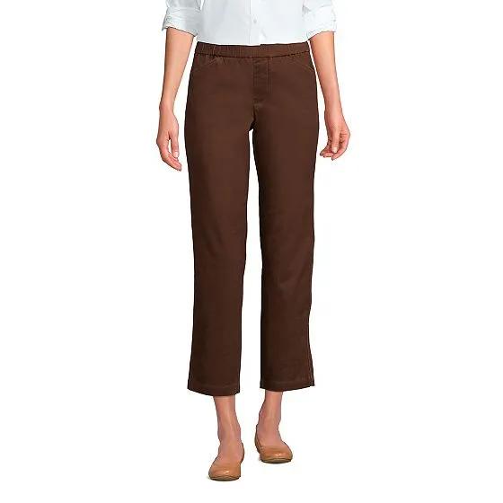 Women's Mid Rise Pull On Knockabout Chino Crop Pants