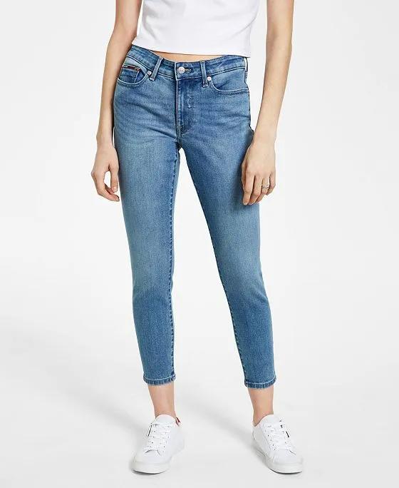 Women's Mid-rise Skinny Ankle Jeans