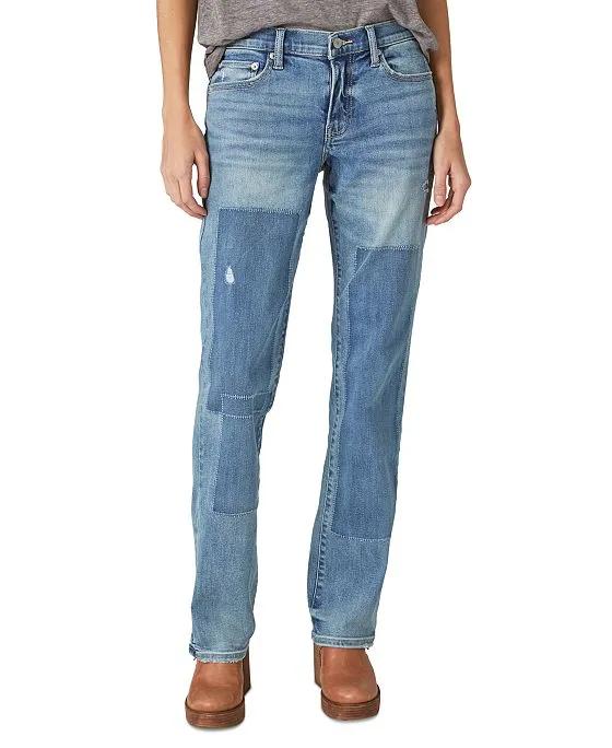Women's Mid-Rise Sweet Straight Jeans