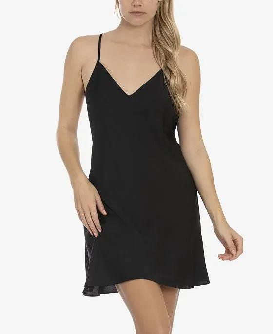 Women's Molly Solid Hammered Satin Chemise