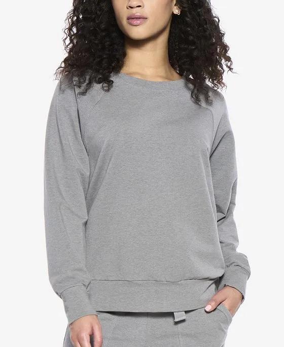 Women's Naturally Soft Plant Dyed Organic French Terry Sweatshirt