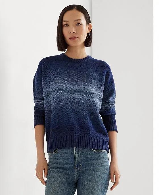 Women's Ombré-Striped Sweater
