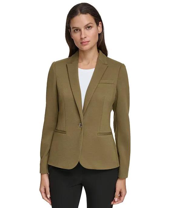 Women's One-Button Blazer