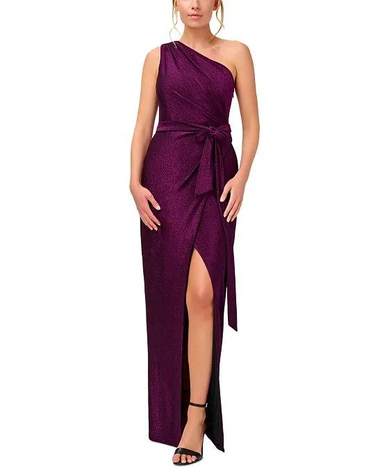 Women's One-Shoulder Knit Gown