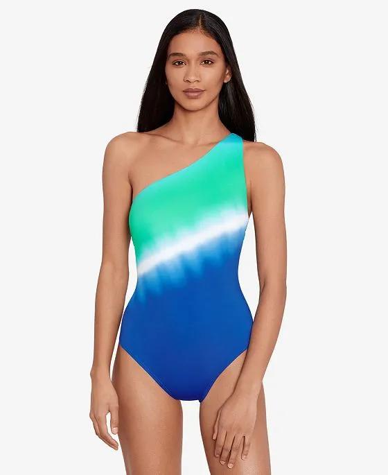 Women's One-Shoulder One-Piece Swimsuit