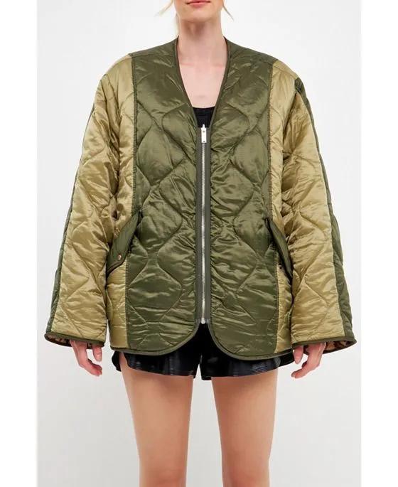 Women's Oversize Quilted Jacket
