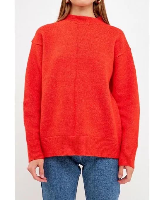 Women's Oversized Crewneck Sweater