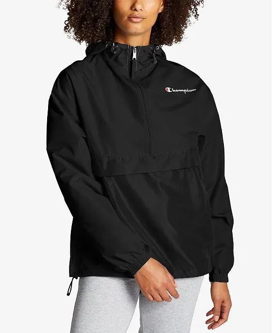 Women's Packable Hooded Jacket