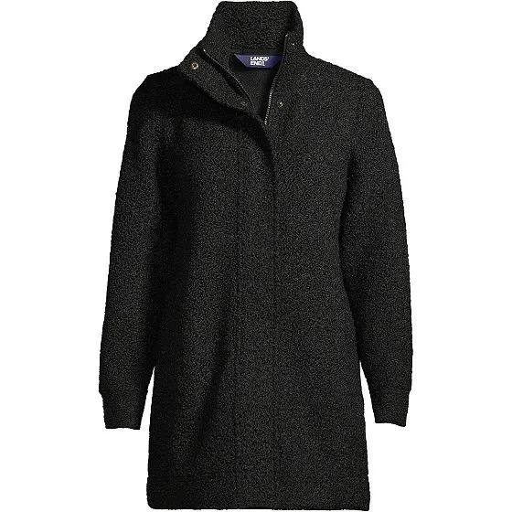 Women's Petite Boucle Fleece Coat
