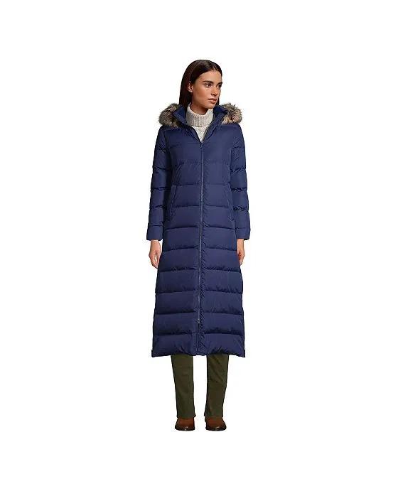 Women's Petite Down Maxi Winter Coat