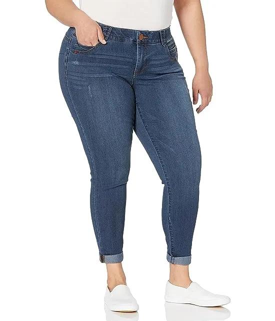 Women's Plus Size Ab Solution Ankle Skimmer Jean