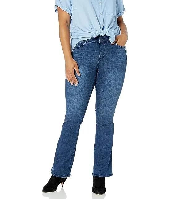 Women's Plus Size Ab Solution Itty Bitty Boot Jean