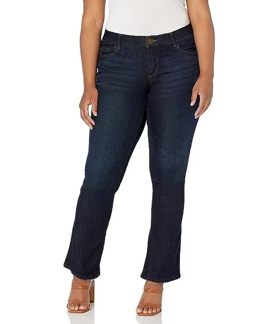 Women's Plus Size Ab Solution Itty Bitty Boot Jean