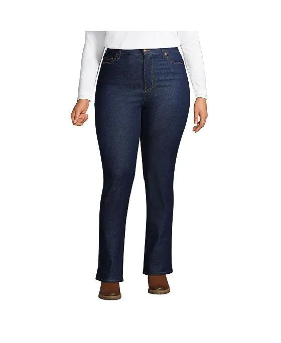 Women's Plus Size Recover High Rise Bootcut Blue Jeans