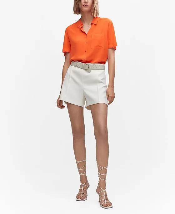 Women's Pocket Oversize Shirt