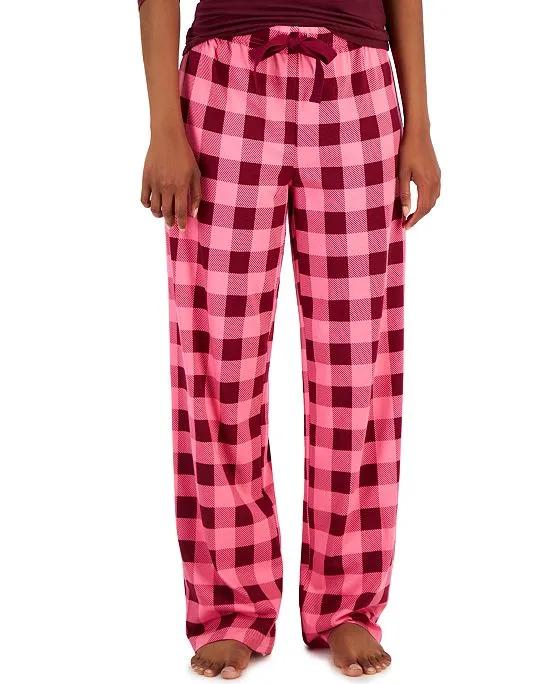 Women's Printed Wide-Leg Pajama Pants, Created for Macy's