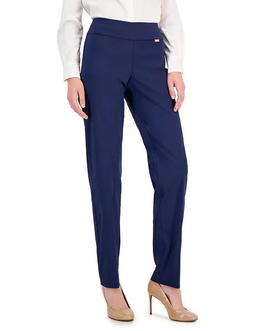 Women's Pull-On Straight-Leg Pants, Created for Macy's 