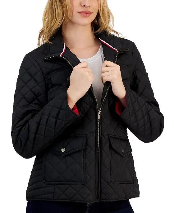 Women's Quilted Zip-Up Jacket
