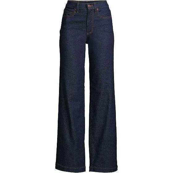 Women's Recover High Rise Wide Leg Blue Jeans