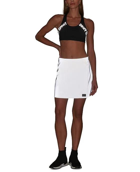 Women's Reflective Faux-Wrap Skirt