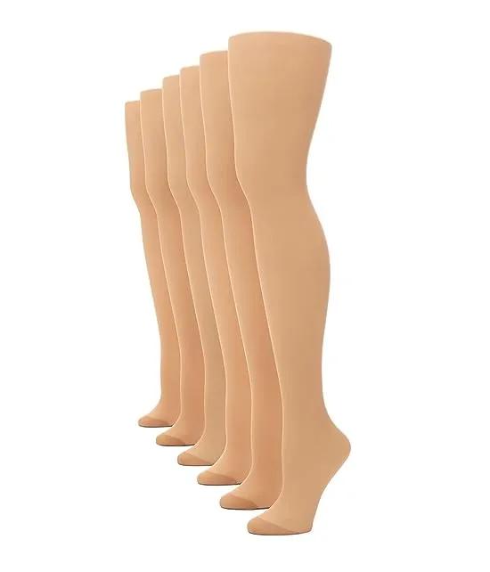 Women's Regular Pantyhose with Reinforced Panty and Toe
