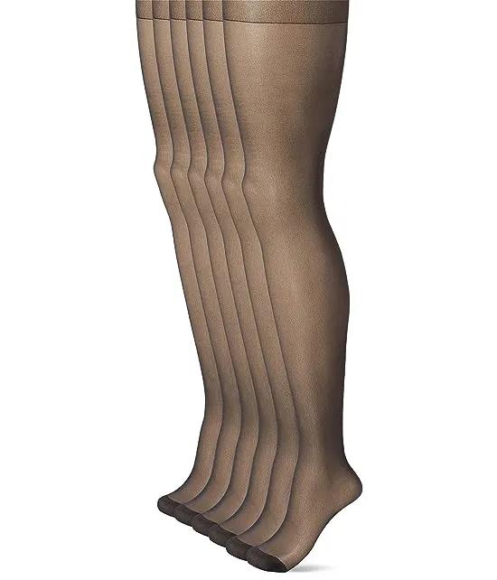 Women's Regular Pantyhose with Reinforced Panty and Toe