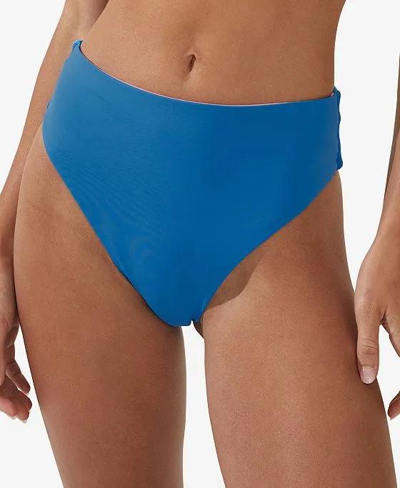 Women's Reversible High-Waist Bikini Bottom