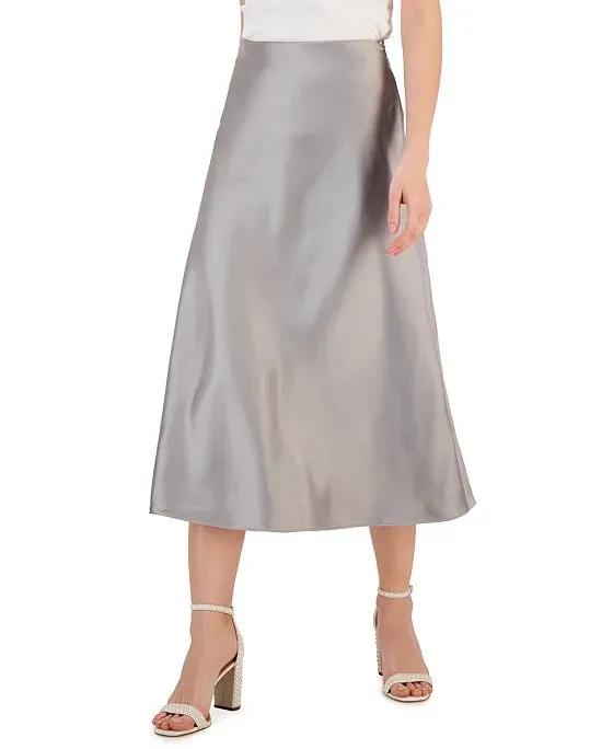 Women's Satin Slip Skirt, Created for Macy's