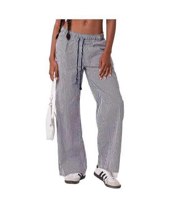 Women's Seaside Striped Pants