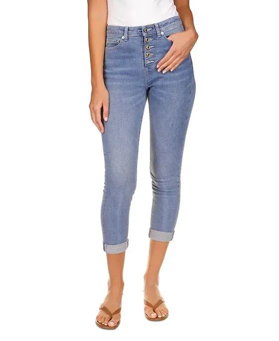 Women's Selma High-Rise Cropped Skinny Jeans, Regular & Petite