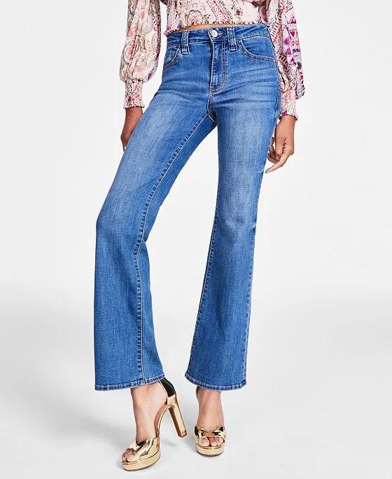 Women's Sexy Bootcut Mid-Rise Denim Jeans