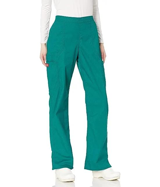 Women's Size EDS Signature Stretch Mid-Rise Moderate Flare Leg Pull-on Pant-Tall