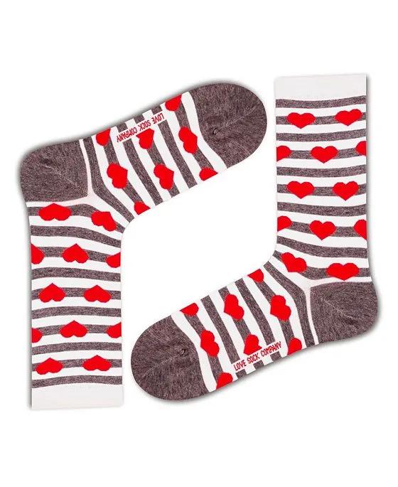 Women's Socks - Red Hearts