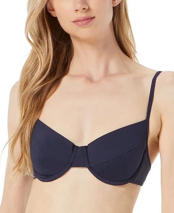 Women's Solid Underwire Bikini Top