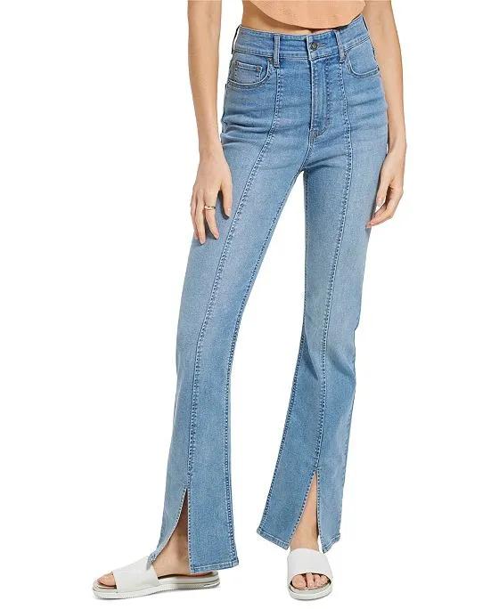 Women's Split Hem Jeans