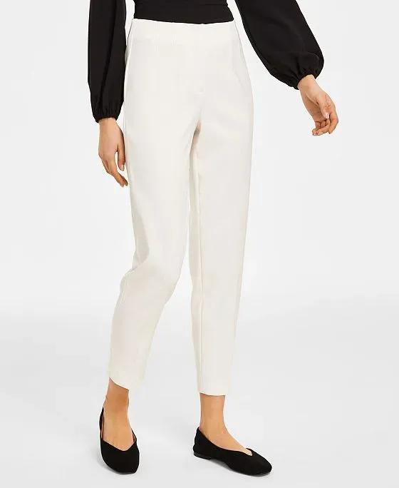Women's Stretch Slim Hollywood-Waist Ankle Pants