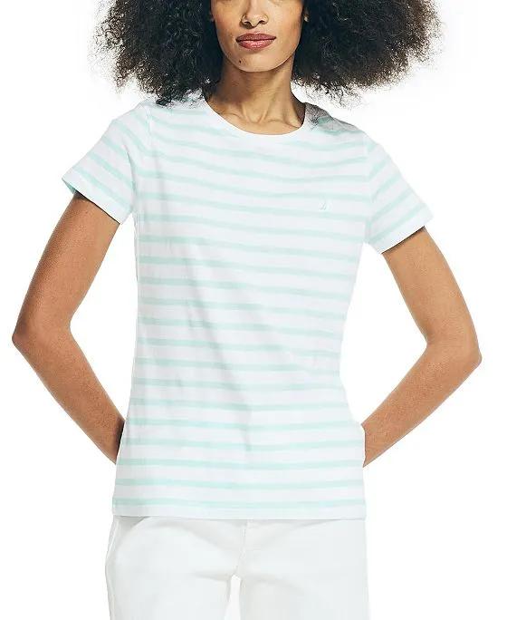 Women's Striped Crewneck T-Shirt