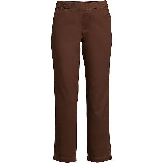 Women's Tall Mid Rise Pull On Knockabout Chino Crop Pants